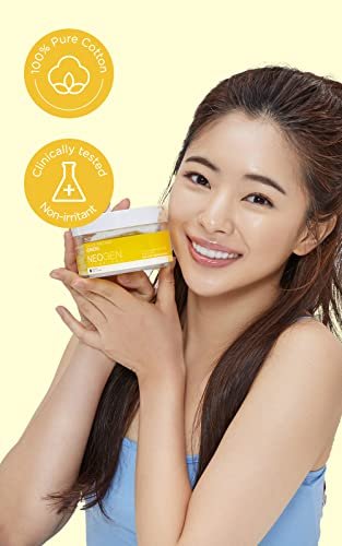DERMALOGY by NEOGENLAB Bio-Peel Gauze Peeling Pads (Lemon, 30 pads) - PHA Exfoliating & Brightening Peeling Pads for Glowing Skin