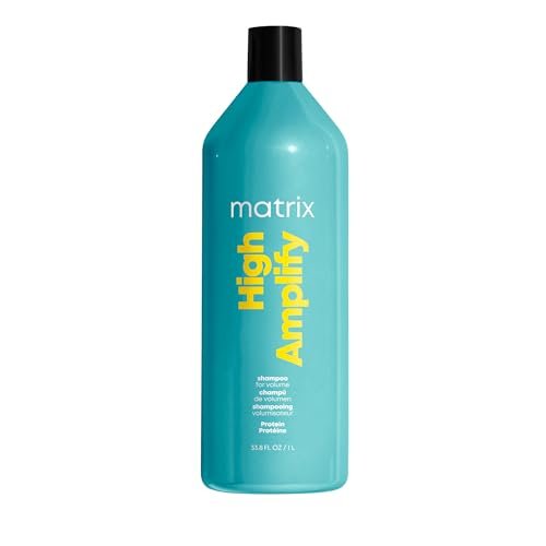 Matrix High Amplify Volumizing Shampoo - Instant Lifts and Cleanses Hair For Volume & Strength, Lightweight & Silicone-Free Formula, Boost Structure in Fine, Thin & Limp Hair With Protein, 33.8 Fl Oz Avelisse