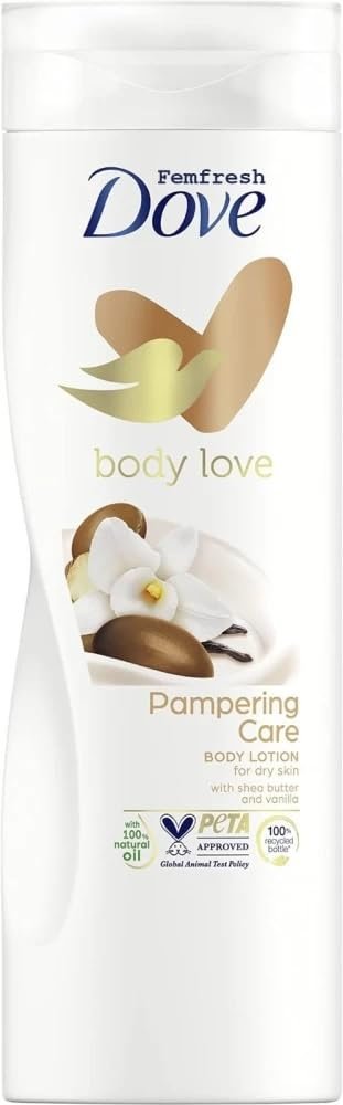 Dove Purely Pampering Indulgent Body Lotion – 13.6 oz | Nourishing Moisture for Dry Skin