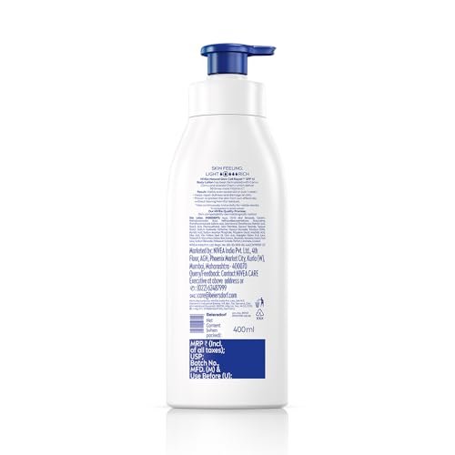 NIVEA Natural Glow Cell Repair Body Lotion with SPF 15 and 50X Vitamin C, 13.6 Fl Oz Avelisse