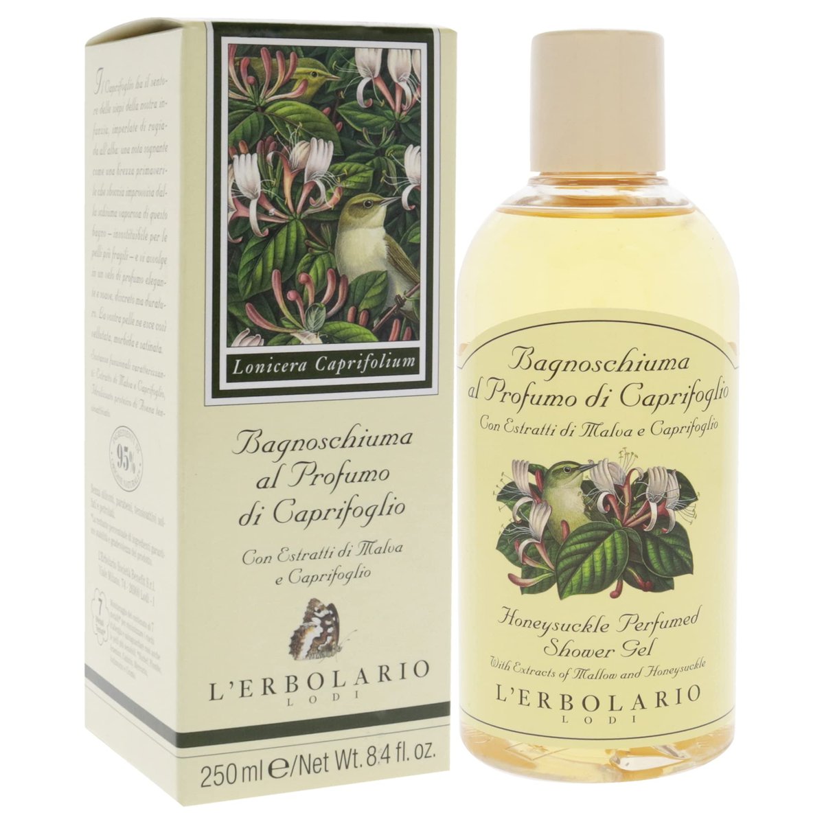 L'Erbolario Honeysuckle Shower Gel - Moisturizing Body Wash for Soft, Smooth Skin - 8.4 oz - görsel 5