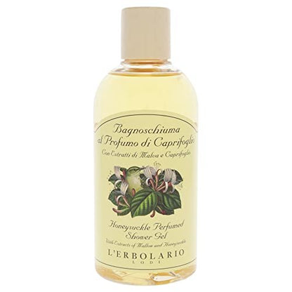L'Erbolario Honeysuckle Shower Gel - Moisturizing Body Wash for Soft, Smooth Skin - 8.4 oz