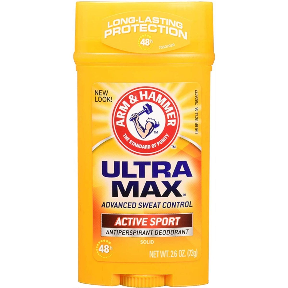 ARM & HAMMER ULTRAMAX Antiperspirant Deodorant Active Sport, 2.6 oz (Pack of 3) - görsel 2