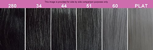Foxy Silver Yaki Straight 100% Human Hair Weave 14 inch - Color 51 - görsel 8