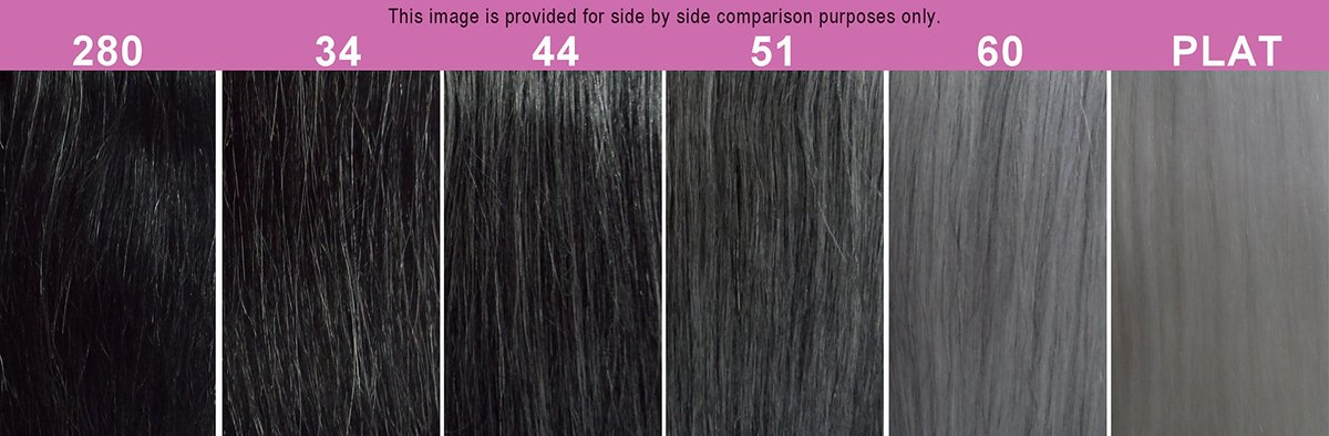 Foxy Silver Yaki Straight 100% Human Hair Weave 14 inch - Color 51 - görsel 7