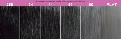 Foxy Silver Yaki Straight 100% Human Hair Weave 14 inch - Color 51