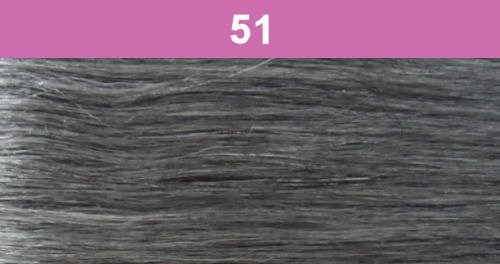 Foxy Silver Yaki Straight 100% Human Hair Weave 14 inch - Color 51 - görsel 9