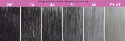 Foxy Silver Yaki Straight 100% Human Hair Weave 14 inch - Color 51