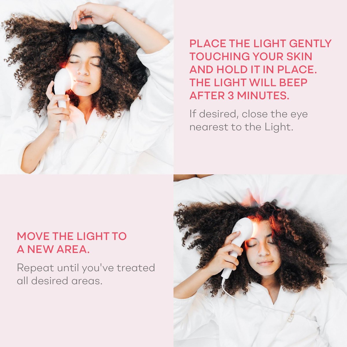 LightStim for Wrinkles Red Light Therapy Device – FDA Cleared Anti-Aging Skin Rejuvenation with 72 LEDs (605, 630, 660, 855 nm) Avelisse
