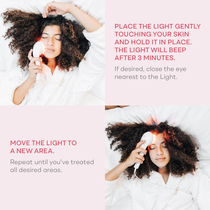 LightStim for Wrinkles Red Light Therapy Device – FDA Cleared Anti-Aging Skin Rejuvenation with 72 LEDs (605, 630, 660, 855 nm) Avelisse