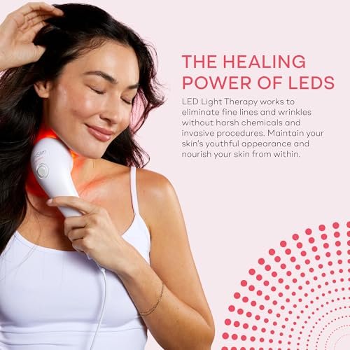 LightStim for Wrinkles Red Light Therapy Device – FDA Cleared Anti-Aging Skin Rejuvenation with 72 LEDs (605, 630, 660, 855 nm) Avelisse