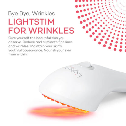 LightStim for Wrinkles Red Light Therapy Device – FDA Cleared Anti-Aging Skin Rejuvenation with 72 LEDs (605, 630, 660, 855 nm) Avelisse