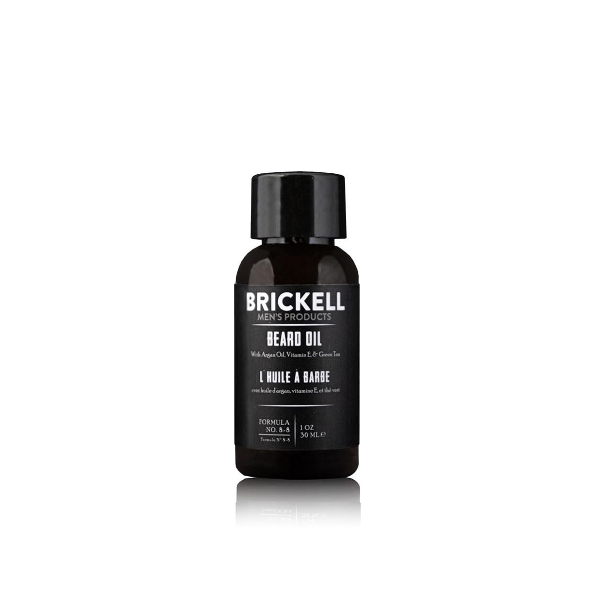 Brickell Men's Beard Oil - Natural & Organic Argan and Jojoba Oil for Stronger, Softer Beard (1 oz, Scented) Avelisse