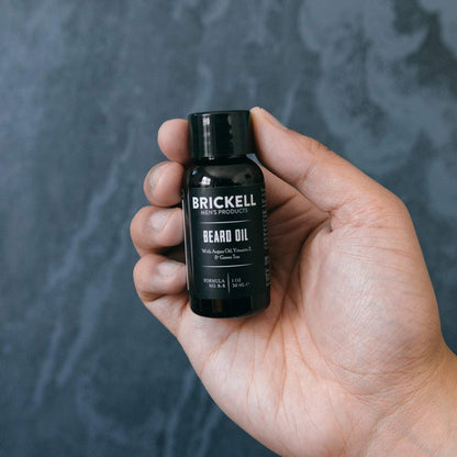 Brickell Men's Beard Oil - Natural & Organic Argan and Jojoba Oil for Stronger, Softer Beard (1 oz, Scented) Avelisse