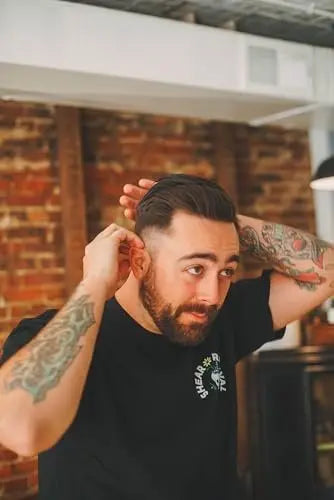 Shear Revival American Gardens Clay Pomade - Strong Hold, Matte Finish, Vegan & Natural Hair Styling Clay for All Hair Types, 3.4 oz Avelisse