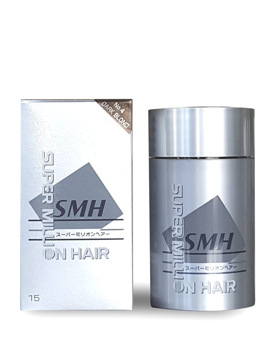 Super Million Hair Building Fibers 15g - No.4 Dark Blond - görsel 1