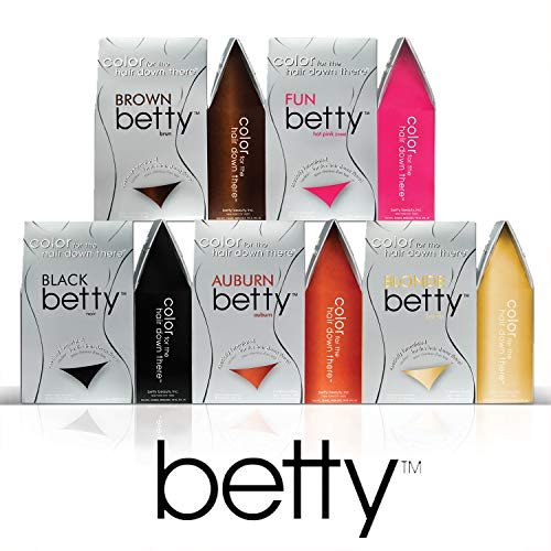 Black Betty - Color for the Hair Down There Kit, Black, 1.5 Fl Oz Avelisse
