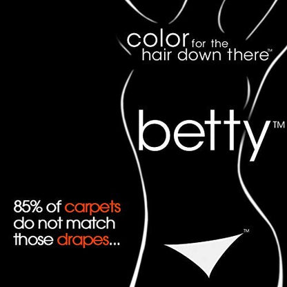 Black Betty - Color for the Hair Down There Kit, Black, 1.5 Fl Oz Avelisse
