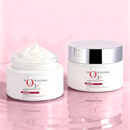 O3+ Dermal Zone Vitamin-A Night Repair Cream - 50g / 1.76 oz Intensive Night Moisturizer