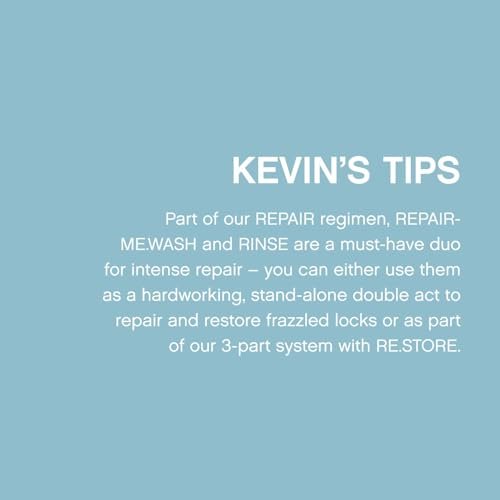 KEVIN.MURPHY REPAIR-ME.WASH - Moisturising Hair Repair Shampoo - Hydrating Frizz Control Shampoo - Sulphate & Paraben Free - 250 mL Avelisse