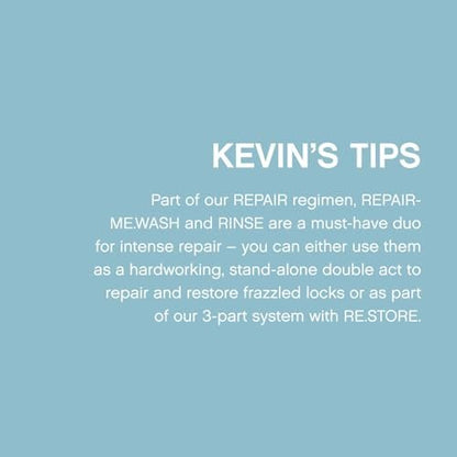 KEVIN.MURPHY REPAIR-ME.WASH - Moisturising Hair Repair Shampoo - Hydrating Frizz Control Shampoo - Sulphate & Paraben Free - 250 mL Avelisse