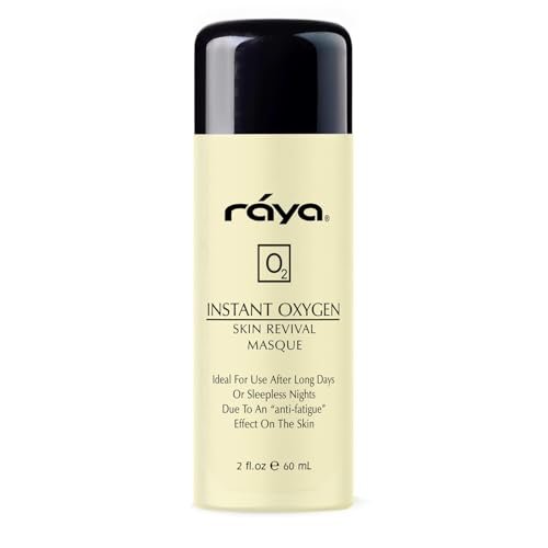 Raya Instant Oxygen Skin Revival Masque | Anti-Fatigue Facial Mask for Glowing Complexion | 2.03 oz Avelisse