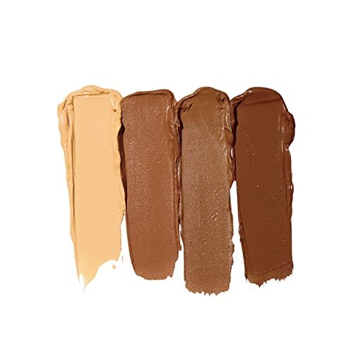 e.l.f. Cream Contour Palette - 4 Blendable Shades for Highlighting, Contouring, and Bronzing - All-Day Wear Travel-Friendly Compact - görsel 4