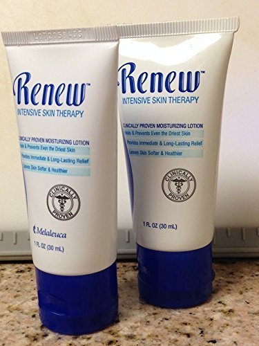 Renew Intensive Skin Therapy Lotion by Melaleuca – Travel Size 2-Pack (1 oz Each) for Dry, Chapped Skin Relief Avelisse