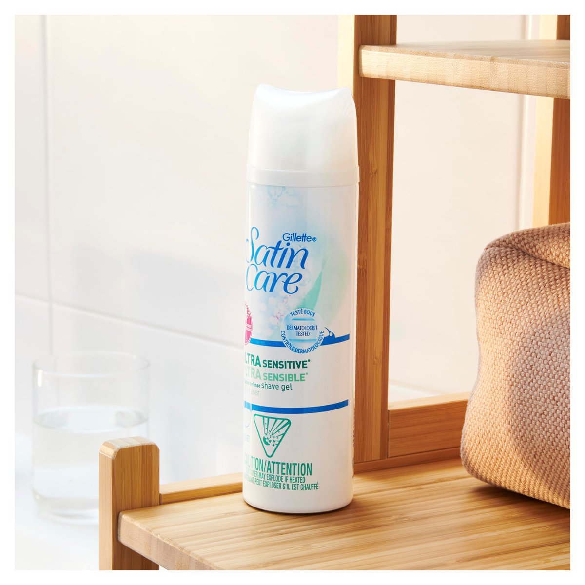 Gillette Venus Satin Care Ultra Sensitive Shave Gel for Women, Fragrance Free, 7 oz (Pack of 2) - görsel 11