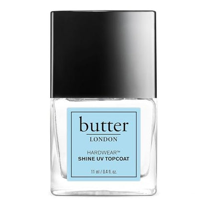 butter LONDON Shine UV Top Coat Nail Polish - Hardwear - Quick-Drying, Glossy Finish - 0.37 Fl Oz Avelisse