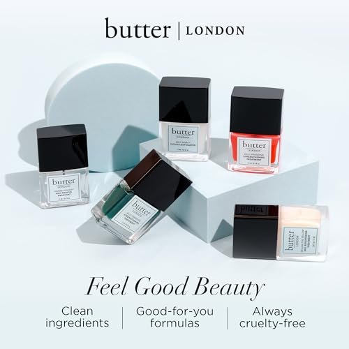 butter LONDON Shine UV Top Coat Nail Polish - Hardwear - Quick-Drying, Glossy Finish - 0.37 Fl Oz Avelisse