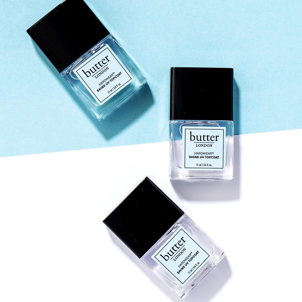 butter LONDON Shine UV Top Coat Nail Polish - Hardwear - Quick-Drying, Glossy Finish - 0.37 Fl Oz Avelisse