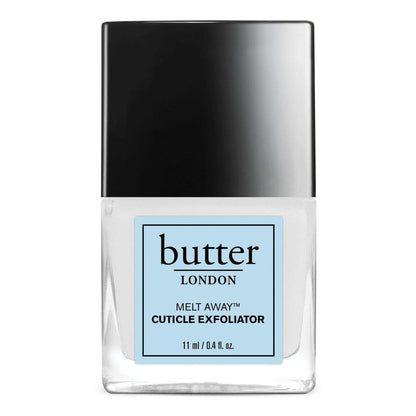 butter LONDON Cuticle Remover Liquid, Melt Away - Fast-Acting & Pain-Free Cuticle Oil Exfoliator & Softener for Healthy Nails, 0.4 Fl Oz