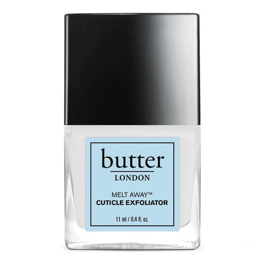 butter LONDON Cuticle Remover Liquid, Melt Away - Fast-Acting & Pain-Free Cuticle Oil Exfoliator & Softener for Healthy Nails, 0.4 Fl Oz