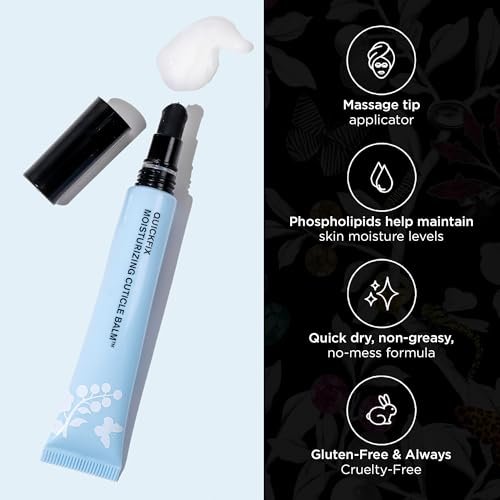 butter LONDON QuickFix Moisturizing Cuticle Balm – Hydrating Cuticle Cream with Vitamin E, 0.33 oz Avelisse