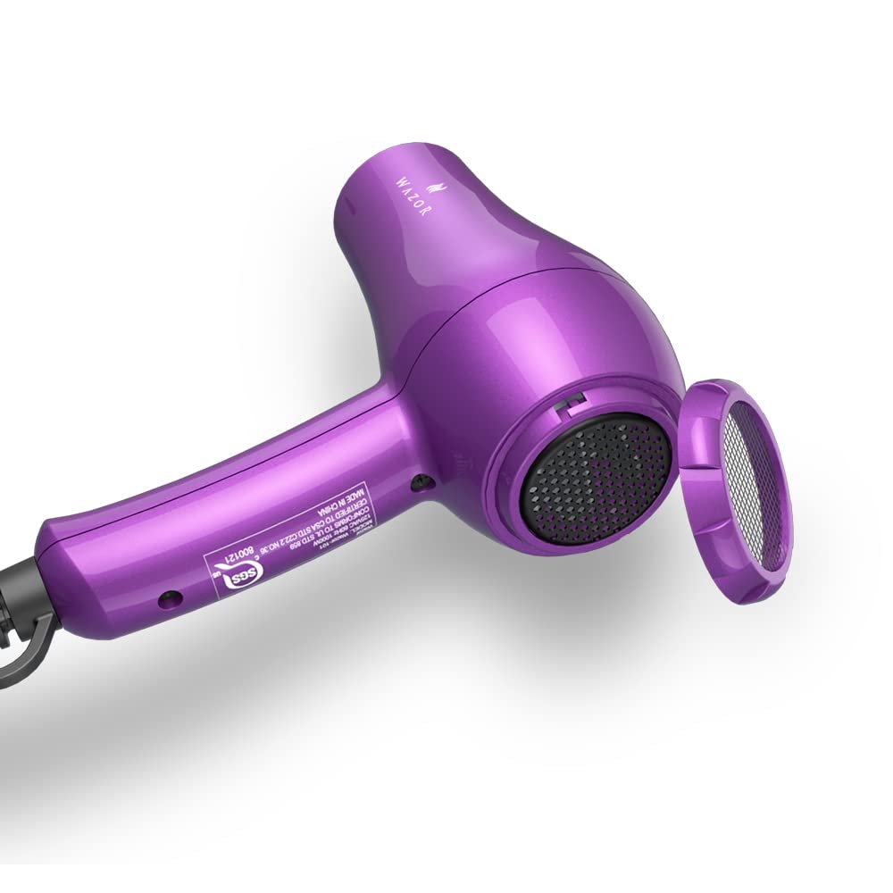 Mini Lightweight Hair Dryer for Pour Painting & RV Compact Travel Blow Dryer for Kids 1000W Ionic Dryer with Concentrator, Cool Shot Button Avelisse