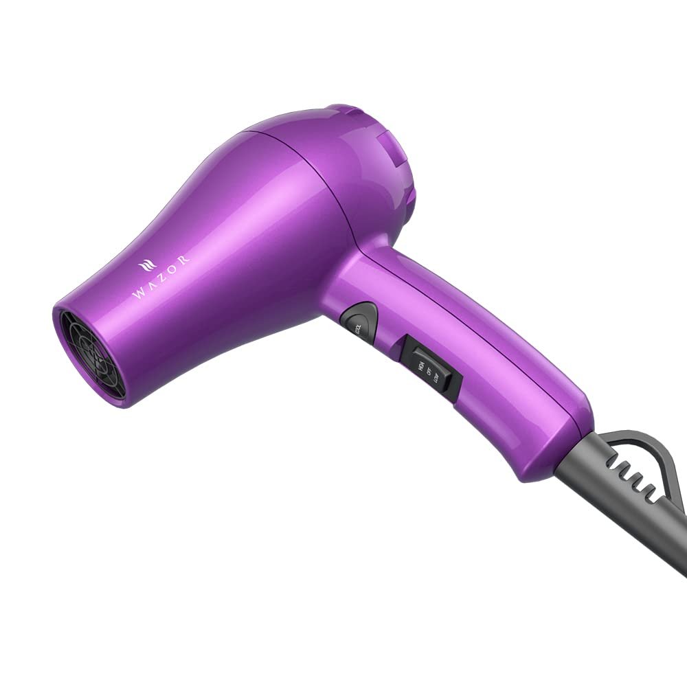 Mini Lightweight Hair Dryer for Pour Painting & RV Compact Travel Blow Dryer for Kids 1000W Ionic Dryer with Concentrator, Cool Shot Button Avelisse