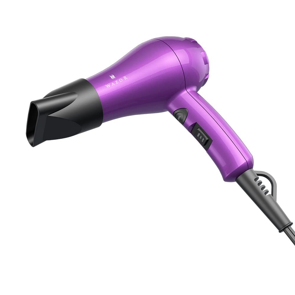 Mini Lightweight Hair Dryer for Pour Painting & RV Compact Travel Blow Dryer for Kids 1000W Ionic Dryer with Concentrator, Cool Shot Button Avelisse
