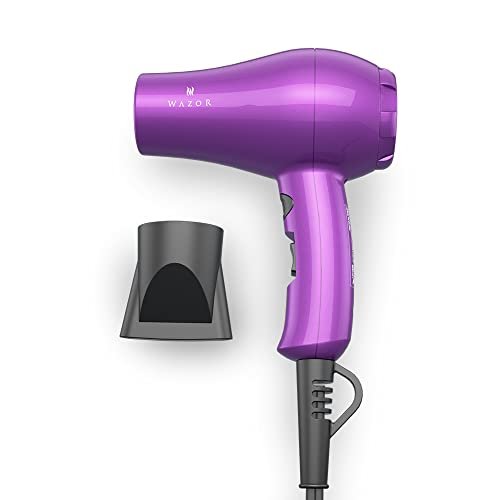 Mini Lightweight Hair Dryer for Pour Painting & RV Compact Travel Blow Dryer for Kids 1000W Ionic Dryer with Concentrator, Cool Shot Button Avelisse