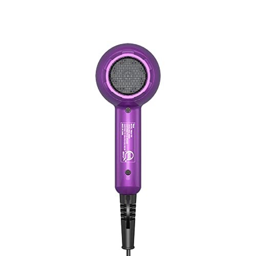 Mini Lightweight Hair Dryer for Pour Painting & RV Compact Travel Blow Dryer for Kids 1000W Ionic Dryer with Concentrator, Cool Shot Button Avelisse