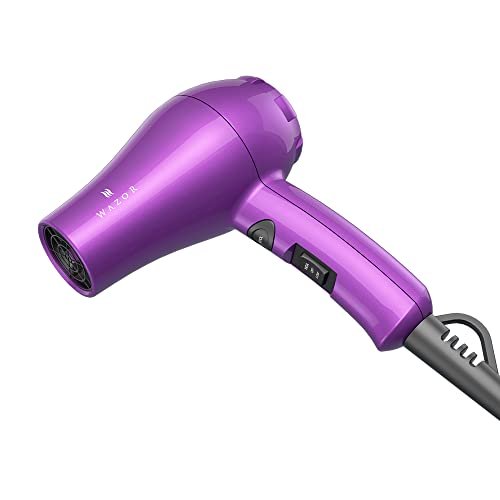 Mini Lightweight Hair Dryer for Pour Painting & RV Compact Travel Blow Dryer for Kids 1000W Ionic Dryer with Concentrator, Cool Shot Button Avelisse