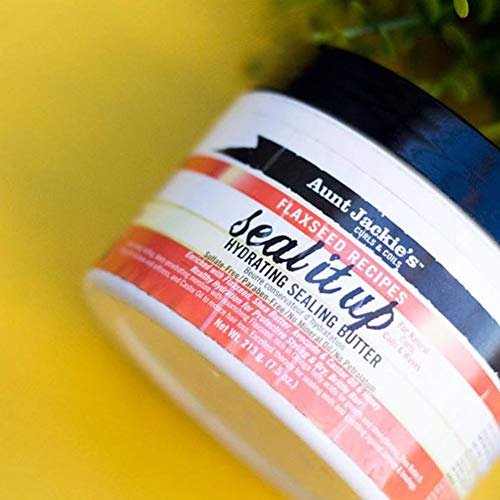 Aunt Jackie's Flaxseed Recipes Seal It Up Hydrating Sealing Butter - 7.5 oz Jar - Helps Prevent & Repair Damaged Hair - görsel 6