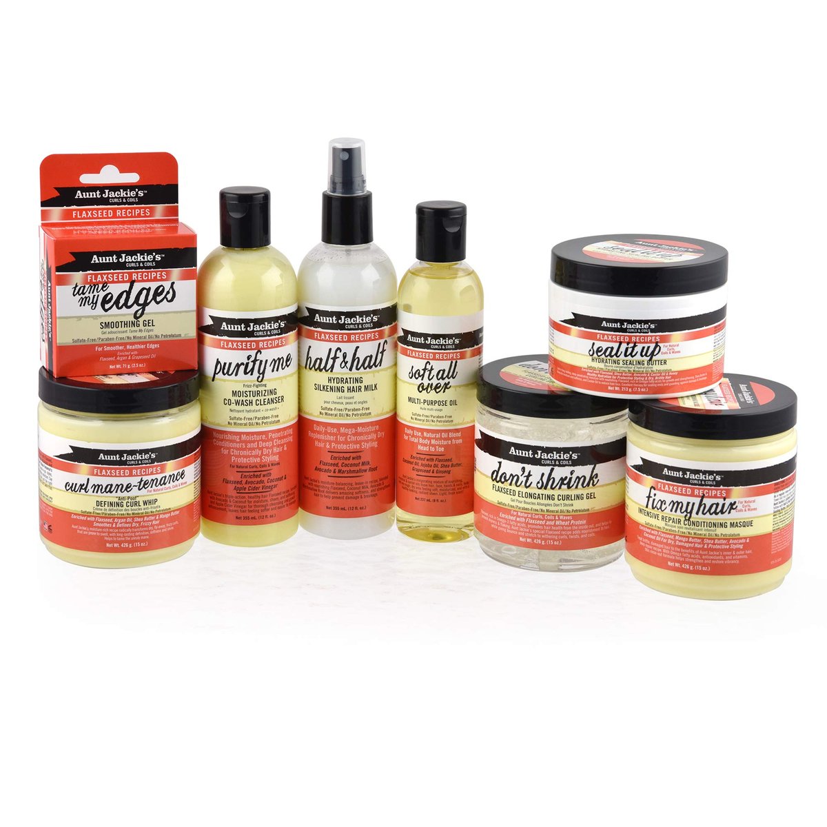 Aunt Jackie's Flaxseed Recipes Fix My Hair Intensive Repair Conditioning Masque - 15 oz - görsel 5