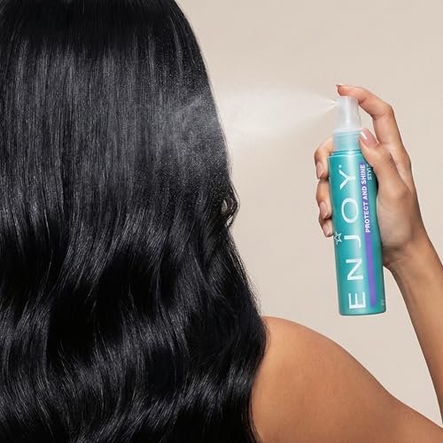 Enjoy Protect and Shine Thermal Protection Serum - Lightweight Finish, Frizz Control & Humidity Block for Smooth, Soft Hair (3.4 oz) Avelisse