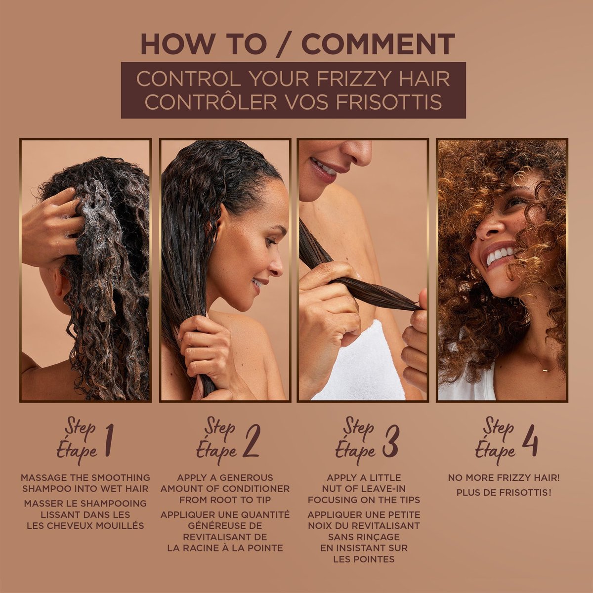 Garnier Whole Blends Smoothing Oil Conditioner with Coconut Oil & Cocoa Butter Extracts, 3.4 Fl Oz - görsel 14