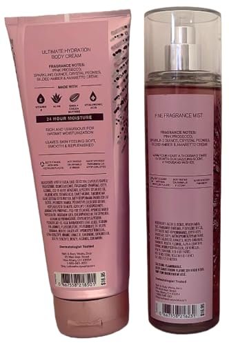 Bath & Body Works A Thousand Wishes Signature Collection Gift Set - Fine Fragrance Mist & Ultra Shea Body Cream Avelisse