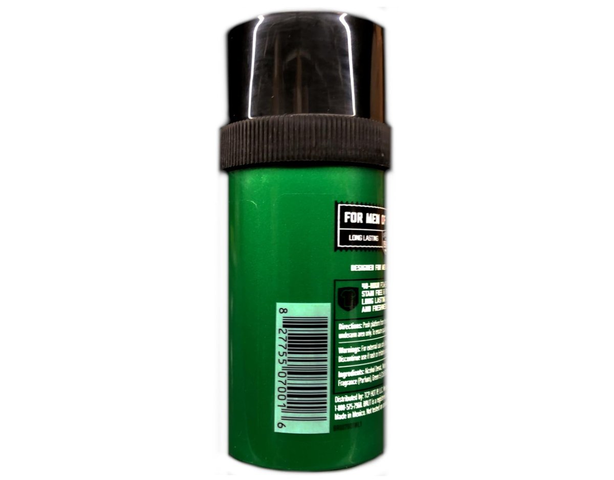 Brut Round Solid Deodorant for Men, 2.7 oz (Pack of 3) - Long-Lasting Protection Avelisse