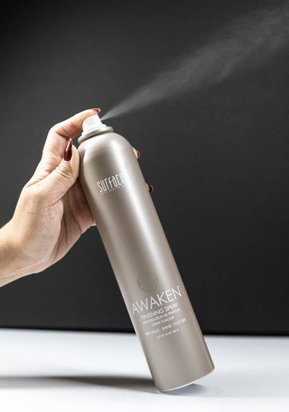 SURFACE Hair Awaken Finishing Spray - Firm Hold, Thickening & Revitalizing - Vegan & Paraben Free - 10 Fl Oz Avelisse