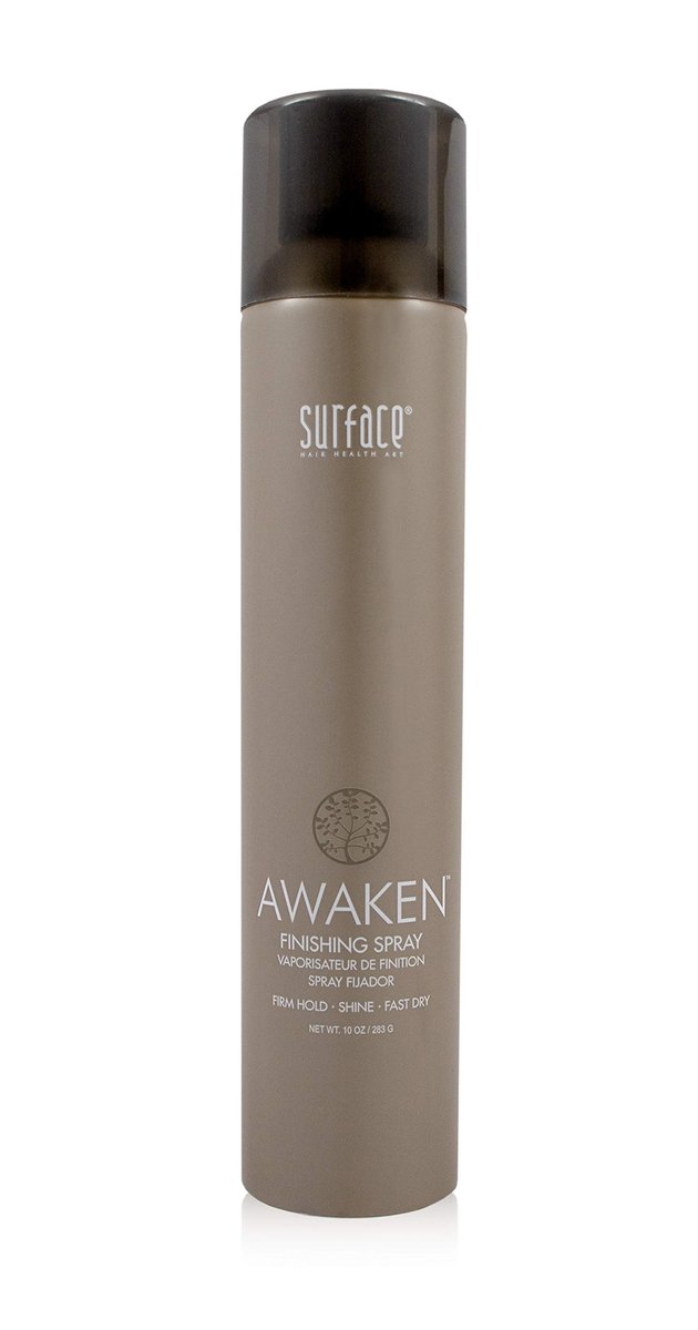SURFACE Hair Awaken Finishing Spray - Firm Hold, Thickening & Revitalizing - Vegan & Paraben Free - 10 Fl Oz Avelisse