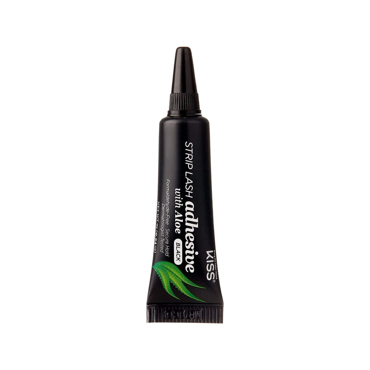 KISS Black Strip Lash Adhesive with Aloe – Secure Hold, Latex-Based, Dermatologist Tested, 0.24 oz - görsel 5